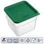 Крышка для контейнера для продуктов квадратная 230*230 мм. зеленая, п/п (контейнер 76701, 76702) GP /1/12/ 76712
