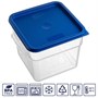 Крышка для контейнера для продуктов квадратная 230*230 мм. синяя, п/п (контейнер 76701, 76702) GP /1/12/ 76713