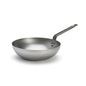 Сковорода Wok d=28 см. h=8,5 см. 2,4 л. белая сталь De Buyer (5617.28) /1/6/ 75000