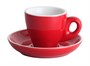 Чашка с блюдцем Barista (Бариста) 80 мл, красная, P.L. Proff Cuisine 81223983