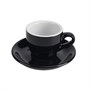 Чашка с блюдцем черная Barista (Бариста) 80 мл, P.L. Proff Cuisine 81220272