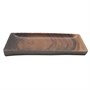 Блюдо,поднос меламиновый 45.7*22.9*3.8см  P.L.African Wood 81290175