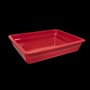 Гастроемкость керамическая «Corone» GN 1/2 326х265х60 мм красная [LQ-QK15029-186C] фк160