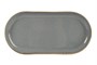 Блюдо овальное 30х15 см фарфор цвет темно-серый Seasons 118130 темно-серый - фото 622605