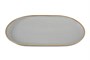 Блюдо овальное 32х20 см фарфор цвет серый Seasons 118132 серый