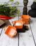 Соусник квадратный с 2-мя ручками 7х10 см h 4.2 см фарфор цвет оранжевый Seasons 808104 оранжевый - фото 626806 Соусник квадратный с 2-мя ручками 7х10 см h 4.2 см фарфор цвет оранжевый Seasons 808104 оранжевый - фото 626806
