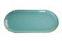 Блюдо овальное 30х15 см фарфор цвет бирюзовый Seasons 118130 бирюзовый