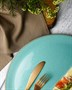 Тарелка для пиццы 32 см фарфор цвет бирюзовый Seasons 162932 бирюзовый