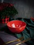 Салатник d 16 см h 8.5 см 770 мл фарфор цвет красный Seasons 368216 красный