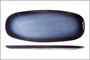Блюдо овальное 36,5x15 см h 2 см, SAPPHIRE 8642037