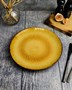 Тарелка d 27 см h 2,5 см, цвет желтый, FERVIDO 4380027