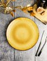 Тарелка d 27 см h 2,5 см, цвет желтый, FERVIDO 4380027