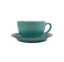 Чайный сервиз Porland Seasons, бирюзовый, на 2 персоны (Кружка 340 мл - 2 шт; Блюдце 16 см - 2 шт; Чайник 500 мл - 1 шт) POR1270 - фото 640010